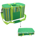 Large capacity grocery foods delivery bag sling shoulder thick PE foam waterproof aluminium foil insulated cooler bags